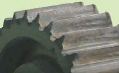齿面磨损损坏