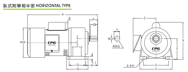 cpg减速机CH.ATZ(B)型号详细参数 cpg减速机CH.ATZ(B)型号详细参数
